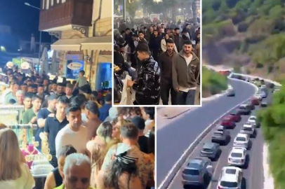 Yollarda araba sokaklarda insan seli! Alaçatı, Çeşme, Fethiye ve Van...