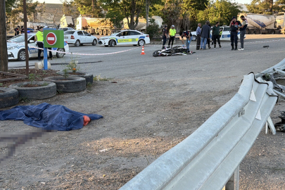 Adıyaman ölüm virajında motosiklet takla attı: 1 ölü