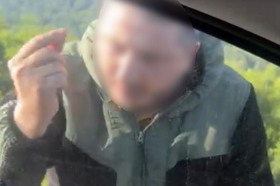 Bolu'da bayram yolunda maganda dehşeti: Ailenin yolunu kesip sürücüye saldırdı