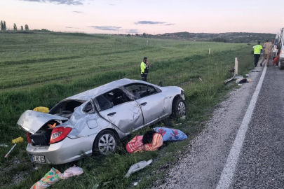 Yozgat’ta otomobil takla attı: 1 ölü, 3 yaralı