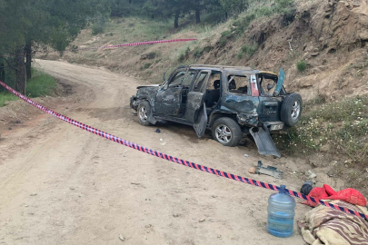 Aydın'da kontrolden çıkan cip uçurumdan yuvarlandı: 1 ölü 2 ağır yaralı