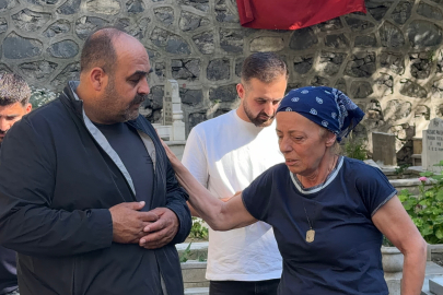 Narin Güran'ın babası ve ağabeyi Mattia Ahmet Minguzzi'nin kabrini ziyaret etti