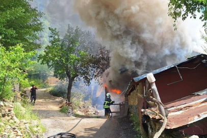 Adana Kozan’da yayla evindeki yangın ormana sıçradı