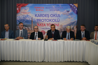 Bursa ile Mostar arasında eğitim köprüsü kuruldu