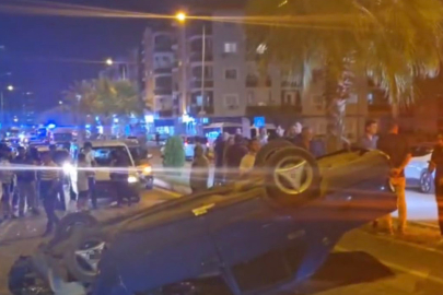 Mersin'de kaza yapan araçtaki 3 kişi kaçtı, kısa sürede polise yakalandı