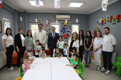 Bursa Nilüfer Belediyesi çocukların süt tüketimini destekliyor