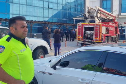 Sinop'ta hastanede yangın paniği