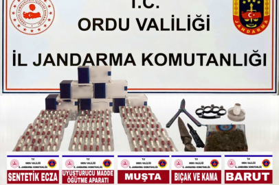 Jandarmadan Ordu ve Samsun'da uyuşturucu operasyonu: 7 tutuklama