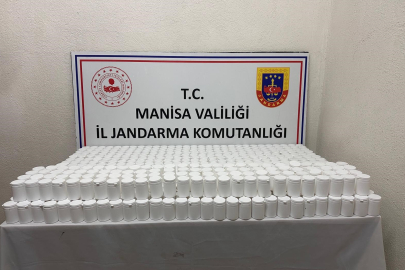 Manisa Akhisar'da 50 binden fazla sentetik hap ele geçirildi