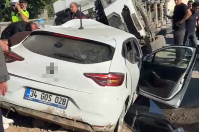 Siirt'te tır ile otomobil çarpıştı: 4 yaralı