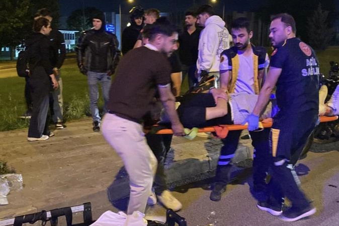 Bursa İnegöl’de zincirleme motosiklet kazası! Çok sayıda yaralı var...