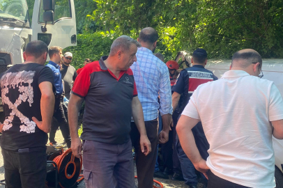 Ordu'da çöp kamyonu ile ticari araç kafa kafaya çarpıştı: 1 yaralı