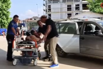 Bursa'da kiraz toplamak için çıktığı ağaçtan düştü!