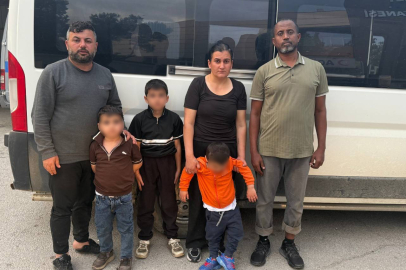 Edirne'de yurt dışına kaçmak isteyen 32 düzensiz göçmen sınır hattında yakalandı