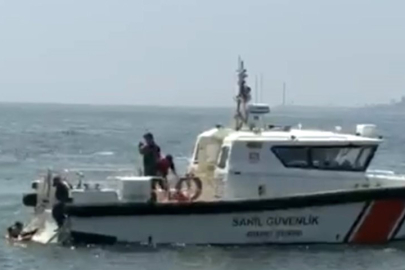 Kocaeli'de feribottan denize düşen kişiye büfe çalışanından hayat kurtaran müdahale