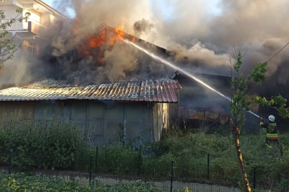 Samsun Havza’da müstakil evde yangın