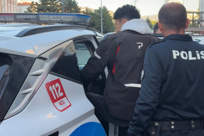 Kayseri'de polis ekipleri kız arkadaşına zarar vereceği iddia edilen şahsı yakaladı