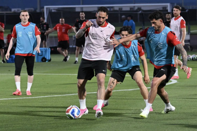 A Milli Futbol Takımı, Arizona'daki ilk idmanını taraftarlarla yaptı