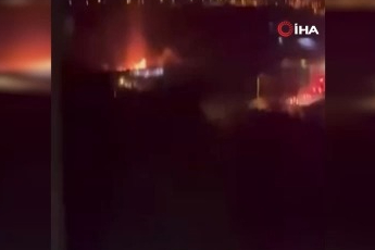Bursa'da bağ evi alev alev yandı
