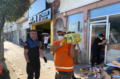 Bursa Gemlik’te sağlıksız gıda deposuna zabıta baskını!