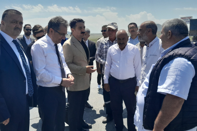 Konya Karapınar’da mevsimlik tarım işçilerinin kaldığı çadır kentte inceleme