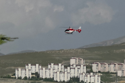 Van'da 57 yaşındaki hasta için helikopter ambulans havalandı