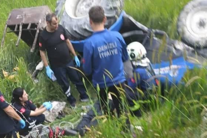 Denizli Çameli’de traktör kazasında 1 kişi hayatını kaybetti