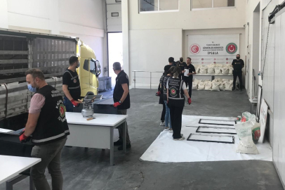 Edirne'de tırda 1,5 ton uyuşturucu ele geçirildi