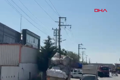 Bursa’da çöplük yangını paniği: Gökyüzünü siyah duman kapladı