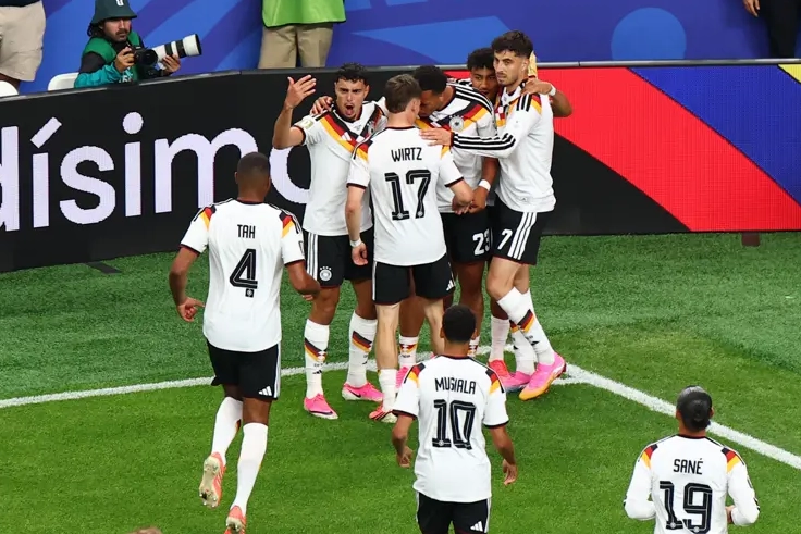 Almanya'dan görkemli açılış! Panzerler 8 gollü maçta 7 kez ağları havalandırdı