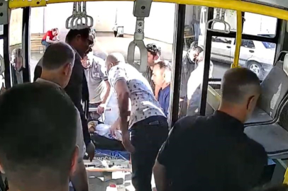 Malatya'da epilepsi nöbeti geçiren yolcuyu hastaneye yetiştiren belediye otobüsü şoförü taktir topladı