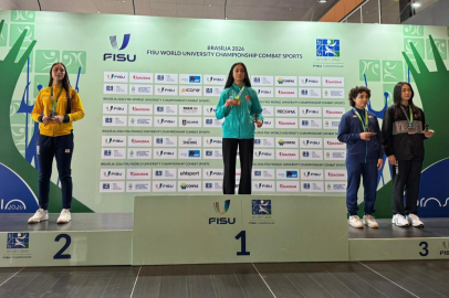 BUÜ’lü milli sporcudan uluslararası başarı