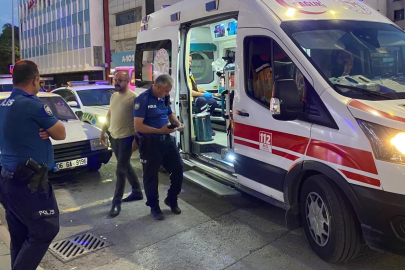 Kayseri’de bıçakla yaralanan genç esnafa sığındı