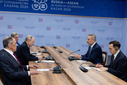 Bakan Fidan, Rusya Devlet Başkanı Putin ile görüştü