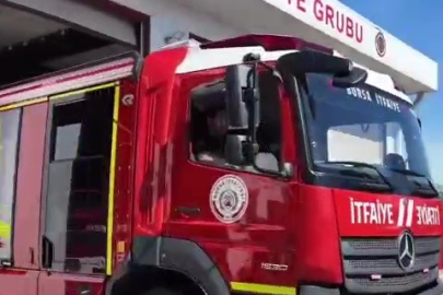 Bursa İtfaiyesi'nden milli takımımıza anlamlı destek