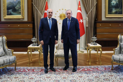 Cumhurbaşkanı Erdoğan, TBMM Başkanı Kurtulmuş'u kabul etti