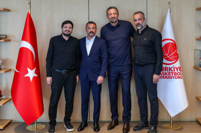 Galatasaray'dan TBF Başkanı Türkoğlu'na ziyaret