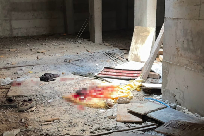 Kütahya'da inşaatta iskele çöktü: 4 işçi yaralandı
