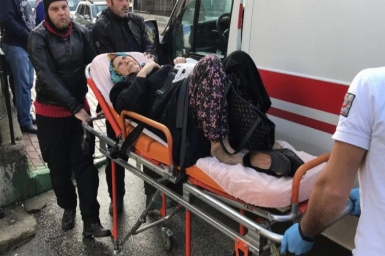 Bursa'da yaşlı kadın ölümden döndü
