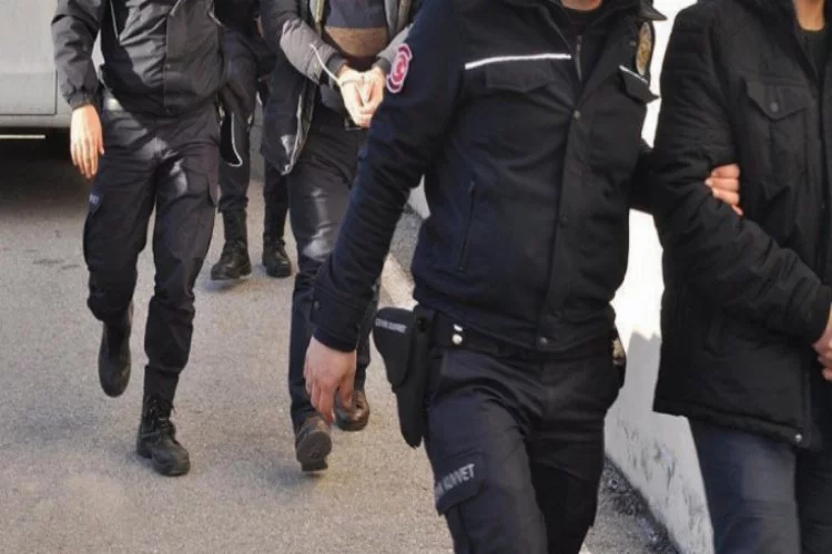 Bursa'daki terör örgütü propagandası operasyonu