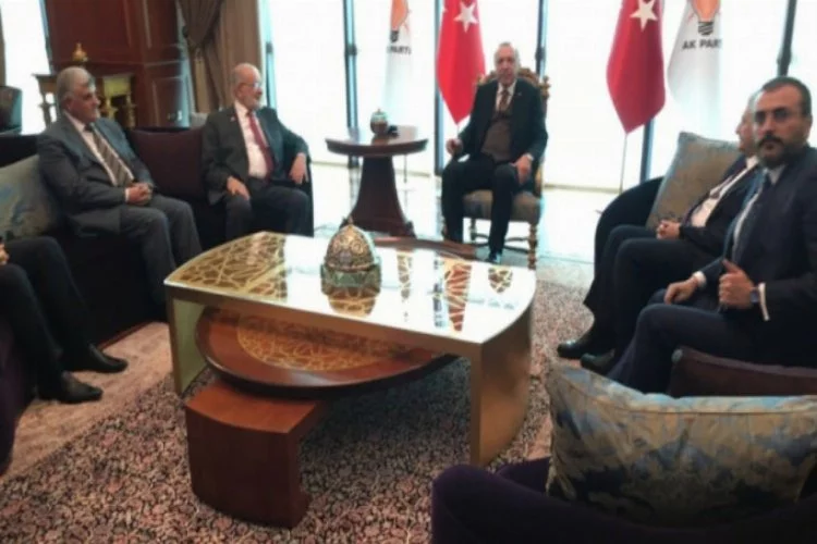 Erdoğan, Temel Karamollaoğlu ile görüşüyor!