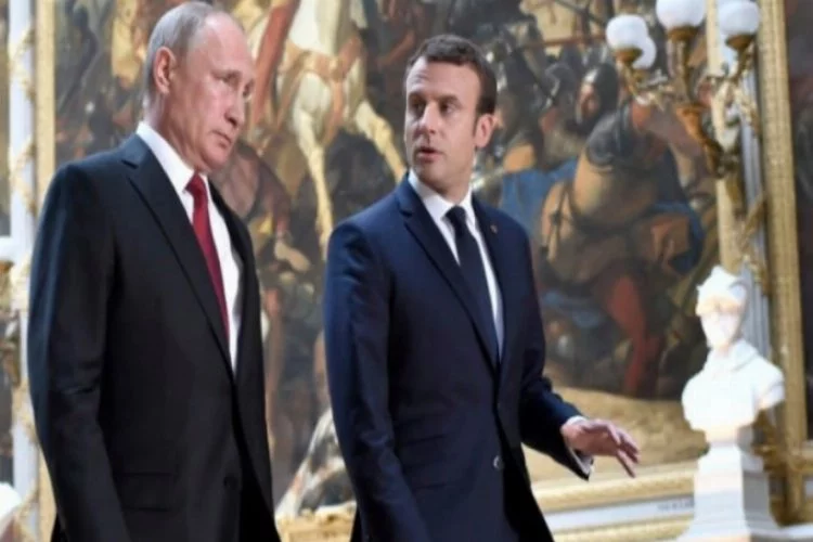 Putin ve Macron Suriye hakkında görüştü