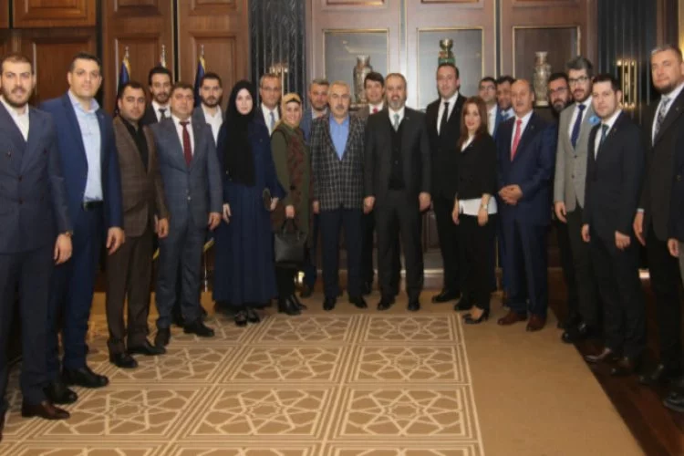 AK Parti Osmangazi'den Salman ve Aktaş'a ziyaret