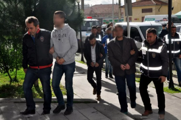 Bursa'da suç örgütüne operasyon! Çok sayıda gözaltı
