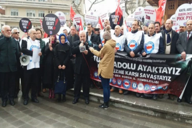 Zeytin Dalı'na Bursa'da dualarla destek