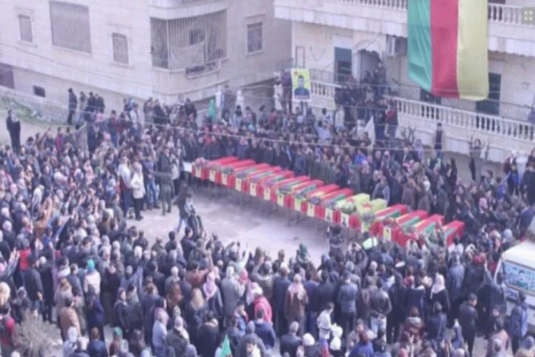 Afrin'de terörist cenazeleri bir bir kaldırılıyor