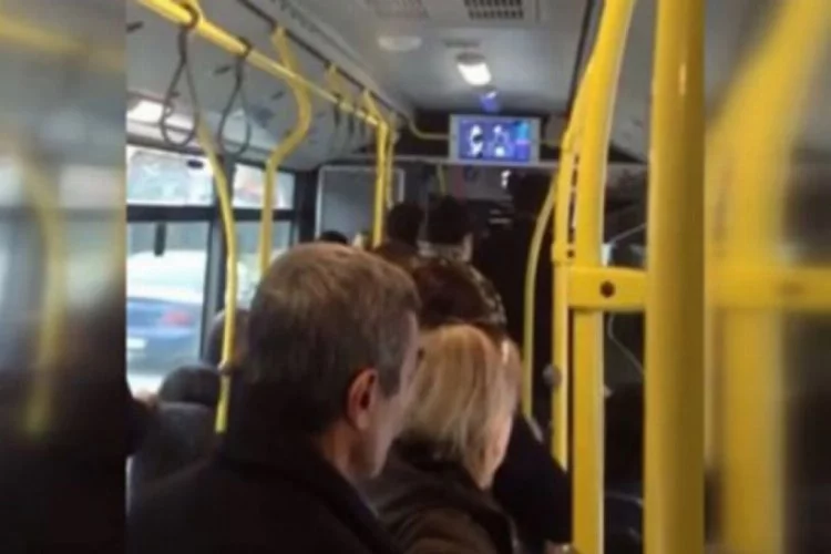 Belediye otobüsünde korku dolu anlar!, Şoför yolcuları esir aldı
