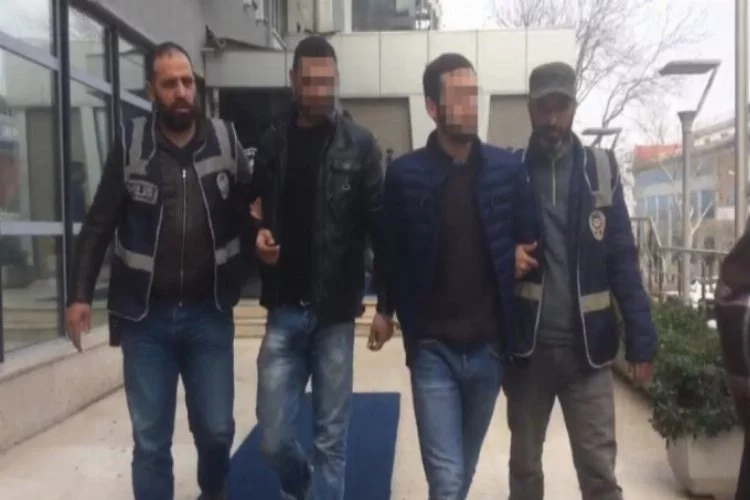 Bursa'da kola hırsızları yakalandı!