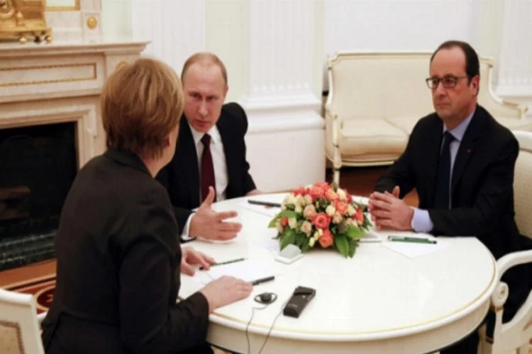 Rusya, Almanya ve Fransa'dan Suriye görüşmesi