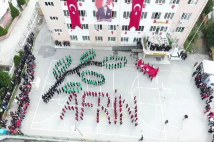 Bursalı öğrenciler 'Zeytin Dalı' oldular